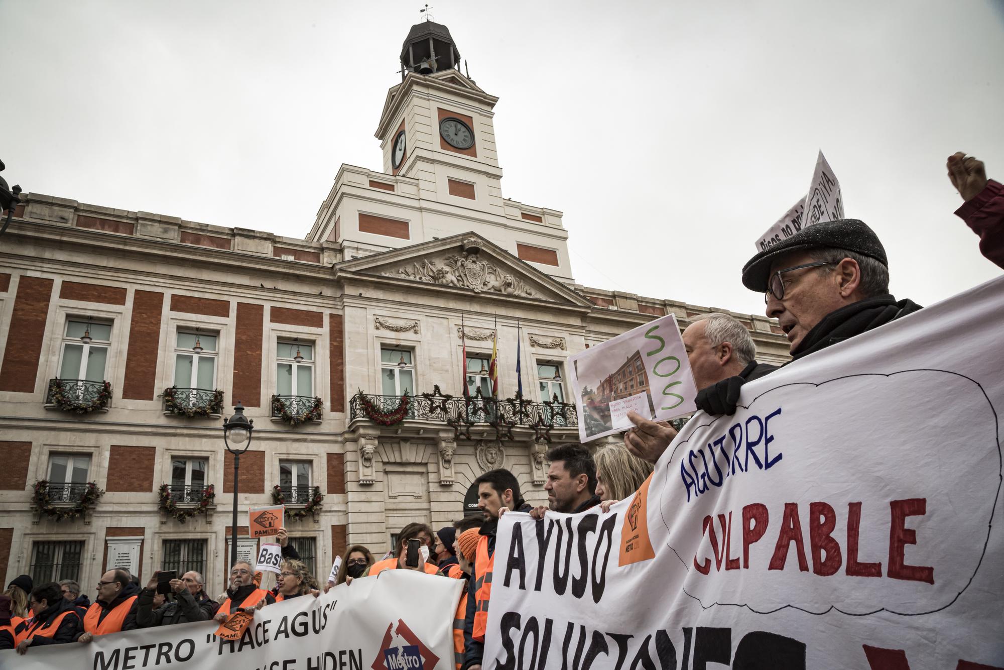 Manifestación Metro San Fernando - 9
